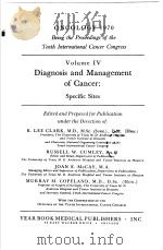 ONCOLOGY 1970 BEING THE PROCEEDIGNS OF THE TENTH INTERNATIONAL CANCER CONGRESS VOL.4 DIAGNOSIS AN 1971 PDF电子版封面 0815117663