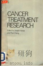 CANCER TREATMENT RESEARCH 1980 PDF电子版封面 9024723582