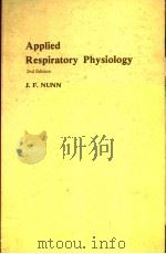 APPLIED RESPIRATORY PHYSIOLOGY (2nd EDITION)（1977 PDF版）