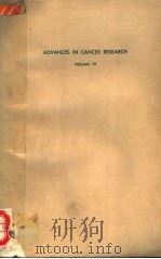 ADANCES IN CANCER RESEARCH  VOLUME 19     PDF电子版封面  012006619X   