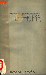 ADANCES IN CANCER RESEARCH VOLUME 20 PDF电子版封面 0120066203