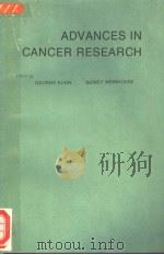 ADVANCES IN CANCER RESEARCH VOLUME 30 PDF电子版封面 0120066300