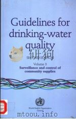 GUIDELINES FOR DRINKING-WATER QUALITY SECOND EDITION VOLUME3 1997 PDF电子版封面 9241545038