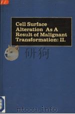 CELL SURFACE ALTERATION AS A RESULT OF MALIGNANT TRANSFORMATION:II（1972 PDF版）