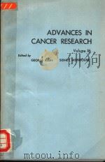 ADVANCES IN CANCER RESEARCH VOLUME 16 PDF电子版封面 GEORGE KLEIN SIDNEY WEINHOUSE