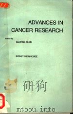 ADVANCES IN CANCER RESEARCH VOLUME 36 PDF电子版封面 012006636X GEORGE KLEIN SIDNEY WEINHOUSE