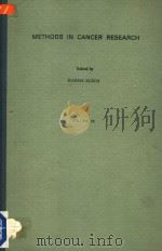 METHODS IN CANCER RESEARCH VOLUME IX PDF电子版封面 HARRIS BUSCH