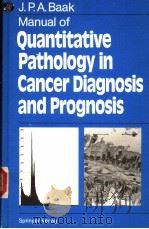 MANUAL OF QUANTITATIVE PATHOLOGY IN CANCER DIAGNOSIS AND PROGNOSIS     PDF电子版封面  0387512756   