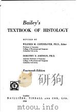 BAILEY'S TEXTBOOK OF HISTOLOGY FOURTEENTH EDITION PDF电子版封面 WILFRED M.COPENHAVER DOROTHY