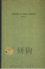 Advances in CLINICAL CHEMISTRY  VOLUME  15     PDF电子版封面    OSCAR BODANSKY  A.L.LATNER 