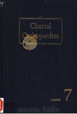 CLINICAL ORTHOPAEDICS NUMBER 7 PDF电子版封面