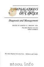 COMPLICATIONS OF CANCER PDF电子版封面 0801822548