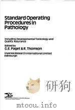 STANDARD OPERATING PROCEDURES IN PATHOLOGY PDF电子版封面 G.E.PAGET & R.THOMSON