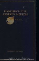 HANDBUCH DER INNEREN MEDIZIN IV1 PDF电子版封面 L.MOHR UND R.STAEHELIN