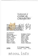 FUNDAMENTALS OF CLINICAL CHEMISTRY PDF电子版封面