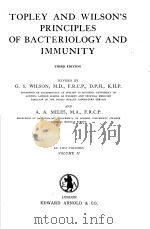 TOPLEY AND WILSON'S PRINCIPLES OF BACTERIOLOGY AND IMMUNITY THIRD EDITION VOLUME Ⅱ PDF电子版封面 G.S.WILSON AND A.A.MILES