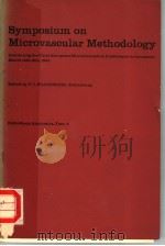 SYMPOSIUM ON MICROVASCULAR METHODOLOGY（1965 PDF版）
