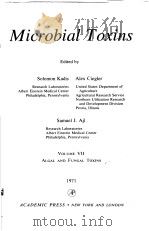 MICROBIAL TOXINS  VOLUME Ⅶ ALGAL AND FUNGAL TOXINS（1971 PDF版）