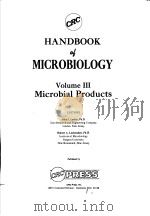 HANDBOOK OF MICROBIOLOGY  VOLUME Ⅲ MICROBIAL PRODUCTS     PDF电子版封面  0878195831   
