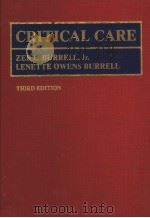 CRITICAL CARE PDF电子版封面 0801609143