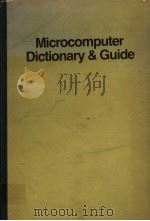 MICROCOMQUTER DICTIONARY AND GUIDE 1975 PDF电子版封面 0916460010 CHARLES J.SIPPL AND DAVID A.KI