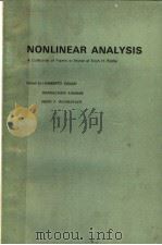 NONLINEAR ANALYSIS A COLLECTION OF PAPERS IN HONOR OF ERICH H.ROTHE PDF电子版封面 0121655504 LAMBERTO CESARI RANGACHARI KA