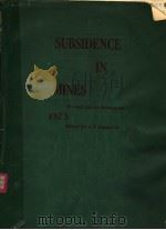 SUBSIDENCE IN MINES 1973 PDF电子版封面 0909520100 A.J.HARGRAVES