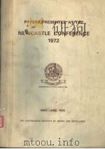 PAPERS PRESENTED AT THE NEWCASTLE CONFERENCE  1972（1972 PDF版）