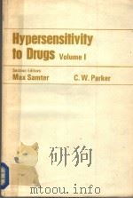 HYPERSENSITIVITY TO DRUGS VOLUME 1 PDF电子版封面