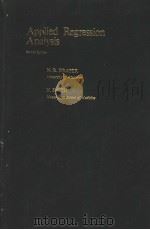 APPLIED REGRESSION ANALYSIS SECOND EDITON（1966 PDF版）