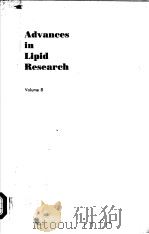 ADVANCES IN LIPID RESEARCH VOLUM 8 PDF电子版封面