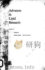ADVANCES IN LIPID RESEARCH VOLUM 17 PDF电子版封面