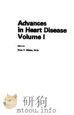 ADVANCES IN HEART DISEASE VOLUME Ⅰ PDF电子版封面 0808910035