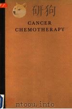 CANCER CHEMOTHERAPY PDF电子版封面 9060210980
