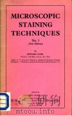 MICROSCOPIC STAINING TECHNIQUES NO.3 PDF电子版封面