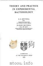 THEORY AND PRACTICE IN EXPERIMENTAL BACTERIOLOGY（1965 PDF版）