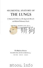 SEGMENTAL ANATOMY OF THE LUNGS PDF电子版封面