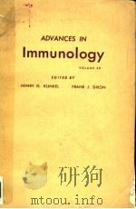 ADVANCES IN IMMUNOLOGY VOL.29 PDF电子版封面 FRANK J.DIXON