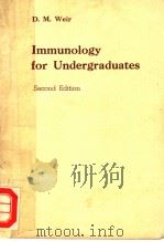 IMMUNOLOGY FOR UNDE-R GRADUATES PDF电子版封面 D.M.WEIR.