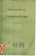 ADVAMCES IN IMMUNOLOGY VOLUME 23 PDF电子版封面 F.J.DIXON HENRY G. KUNKEL