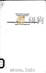 CELL-MEDIATED IMMUNITY AND RESISTANCE TO INFECTION（ PDF版）