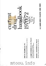 CURRENT DRUG HANDBOOK 1970-72 PDF电子版封面