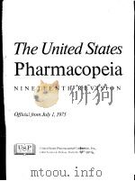 THE UNITED STATES PHARMACOPEIA NENETEENTH REVISION PDF电子版封面