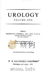 UROLOGY  VOLUME ONE（1954 PDF版）