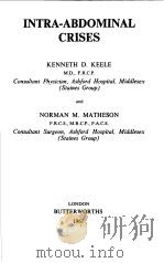 INTRA-ABDOMINAL CRISES 1961 PDF电子版封面