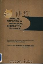 ANNUAL REPORTS IN MEDICINAL CHEMISTRY VOLUME 8 PDF电子版封面