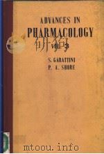 ADVANCES IN PHARMACOLOGY  VOL.3（ PDF版）