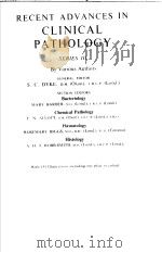 RECENT ADVANCES IN CLINICAL PATHOLOGY  SERIES Ⅲ（ PDF版）