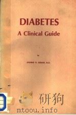 DIABETES A CLINICAL GUIDE PDF电子版封面 BONAR M.D.