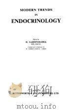MODERN TRENDS IN END OCRINOLOGY PDF电子版封面 H.GARDINER.